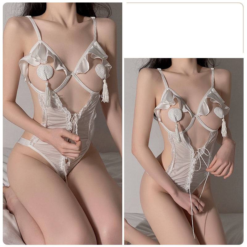 Bộ đồ lót liền thân xuyên thấu hở lưng quyến rũ cho nữ
 | BigBuy360 - bigbuy360.vn