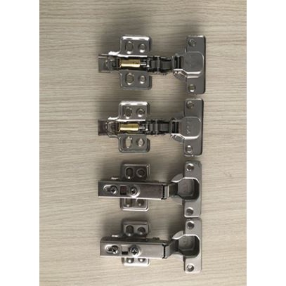 Bộ 4 bản lề giảm chấn Inox thẳng, lõi đồng,tháo lắp nhanh dùng làm cánh cửa