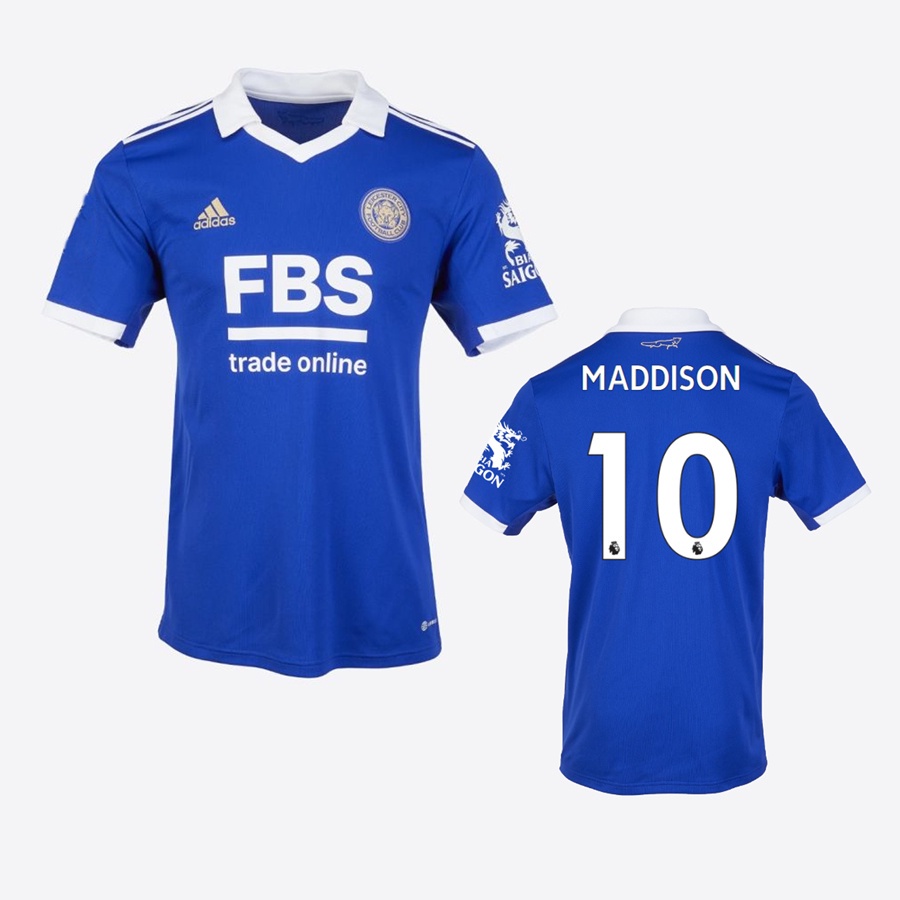 Áo Thun Bóng Đá In Số 22/23 2022-2023 VARDY Maddis TIELEMANS Trẻ Trung Năng Động Cho Nam