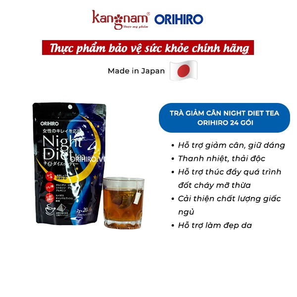 Trà giảm cân Night Diet Tea Orihiro 24 gói