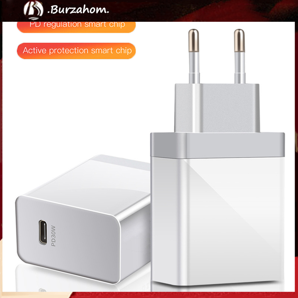 Bộ Sạc Nhanh Usb Loại C 30w Cho Iphone Ipad Macbook