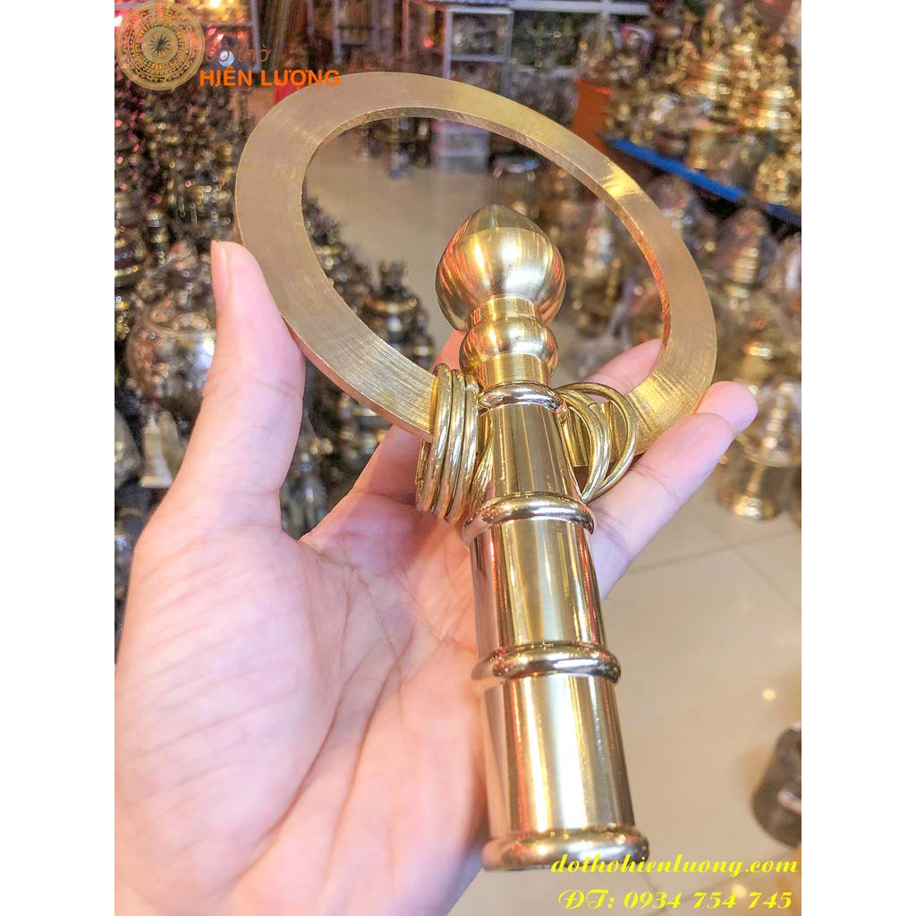 Đầu Gậy Tích Trượng Bằng Đồng  - Đồ Phong Thủy
