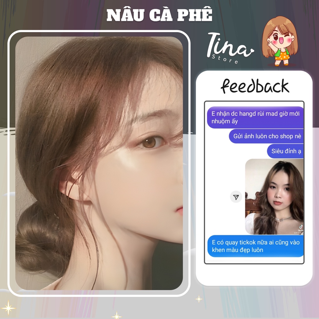 Thuốc Nhuộm Tóc KOOLPRO Màu NÂU CÀ PHÊ Không Tẩy - Beli Official Store