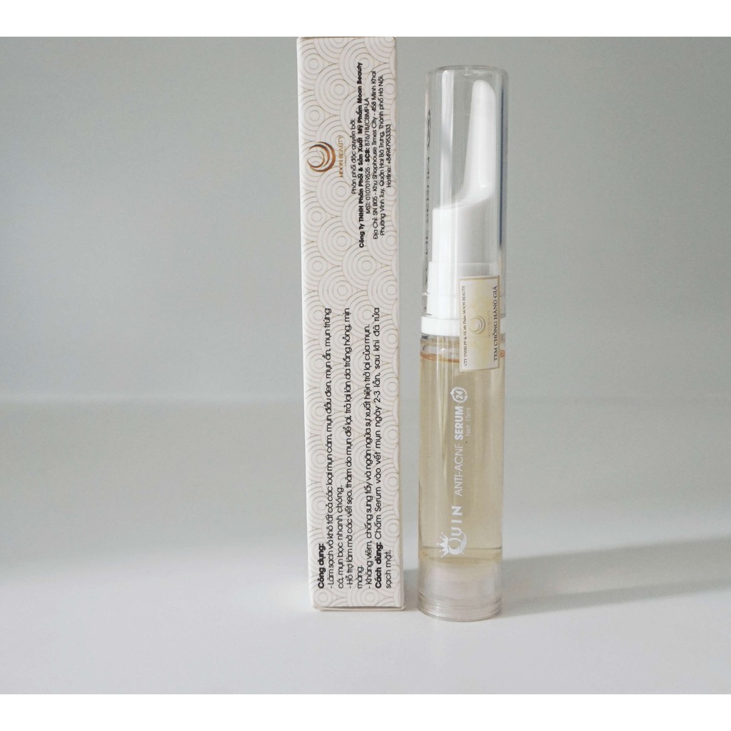 Hỗ trợ trị mụn siêu tốc - Bút Liễu Thảo QUIN - Anti Acne Serum [CHINSHOP]