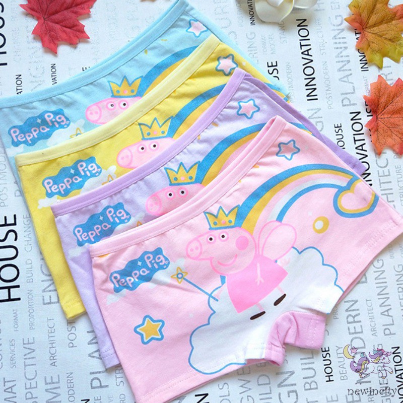 Quần Lót Chất Cotton Hoạ Tiết Hoạt Hình Đáng Yêu Cho Bé