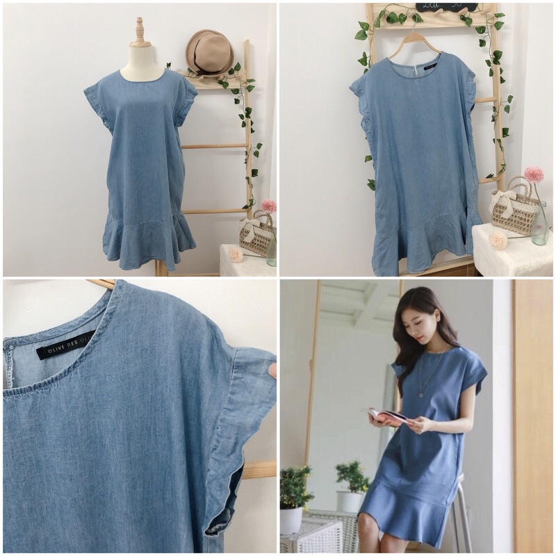 Đầm jean bò 2hand giá hạt dẻ