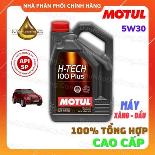 Dầu nhớt Motul H-Tech 100 Plus 5W30 SP/CF 4lit ô tô tổng hợp cao cấp