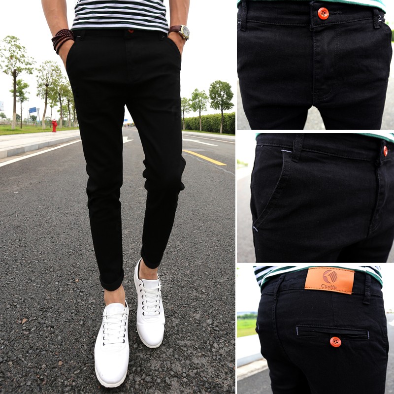 QUẦN KAKI THÔ GIẢ JEANS dáng lỡ _Q146