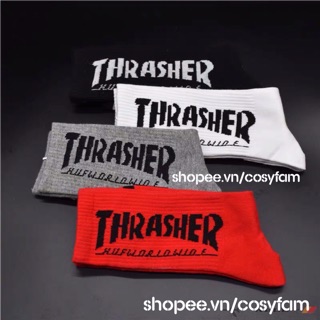 VỚ (TẤT) CỔ CAO THRASHER SOCKS - UNISEX 🎖