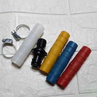 Sâu nối ống nhựa mềm trắng đen hàng nhập khẩu, hàng Việt Nam có kèm xiết hoặc không kèm xiết