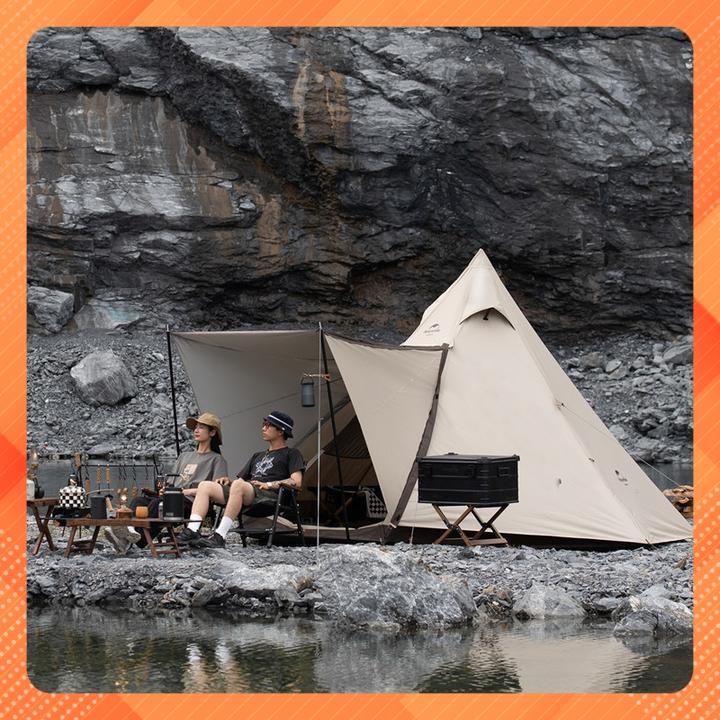 |CHÍNH HÃNG| LỀU CẮM TRẠI GLAMPING LỤC GIÁC KIM TỰ THÁP 3-4 NGƯỜI NATUREHIKE NH20ZP013 CAO CẤP