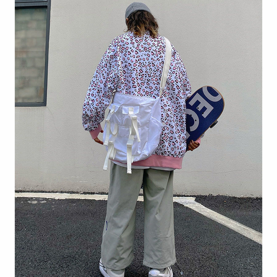 Áo Khoác Bóng Chày Họa Tiết Da Báo Cá Tính Cho Nữ | BigBuy360 - bigbuy360.vn