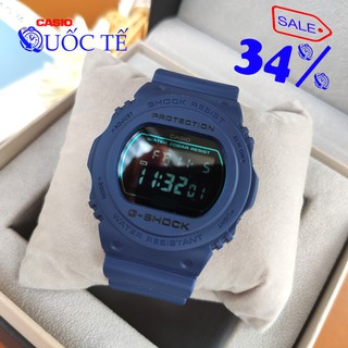 Đồng hồ nam casio 💖freeship💖đồng hồ casio g-shock nam dw-5700bbm-2 xanh cá tính