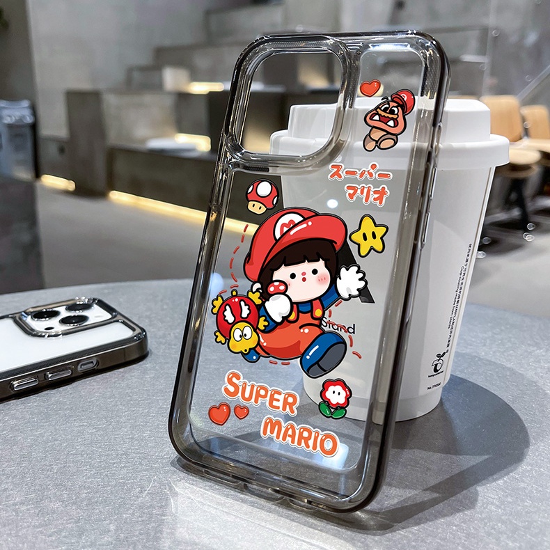 Ốp Điện Thoại Silicon TPU Mềm Trong Suốt In Họa Tiết Dễ Thương Cho IPhone 14 13 Pro Max 11 Pro 6S 7 8 Plus X XS XR