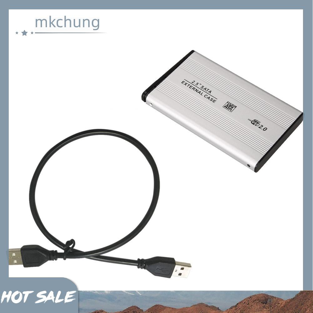Hộp Đựng Ổ Cứng Ngoài Sata 2.5 Inch Usb 2.0 Bằng Hợp Kim Nhôm | BigBuy360 - bigbuy360.vn