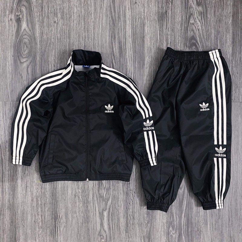 BỘ ADIDAS GIÓ 2 LỚP 2 MÀU CHO BÉ