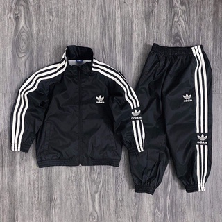 Bộ adidas gió 2 lớp 2 màu cho bé