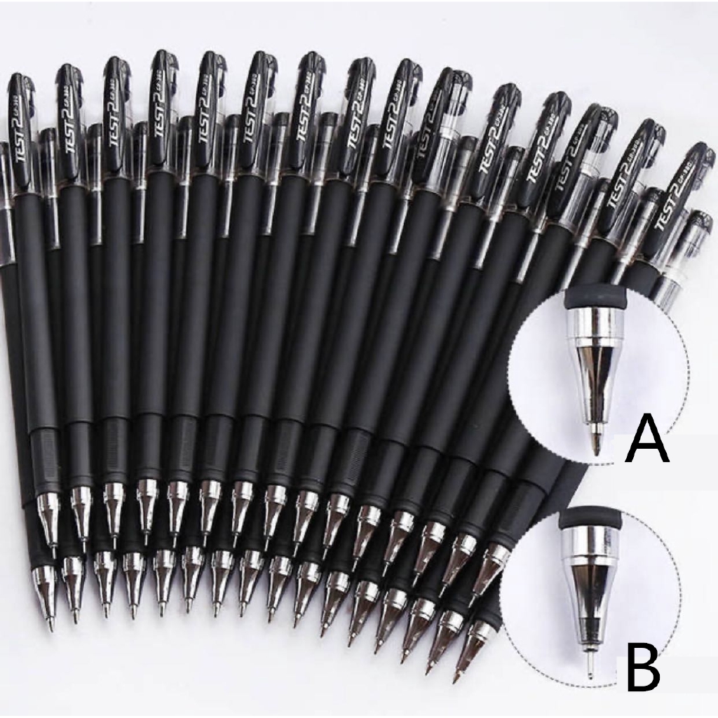 1 Bút Mực Gel Ngòi 0.5mm Mực Xanh Đỏ Đen