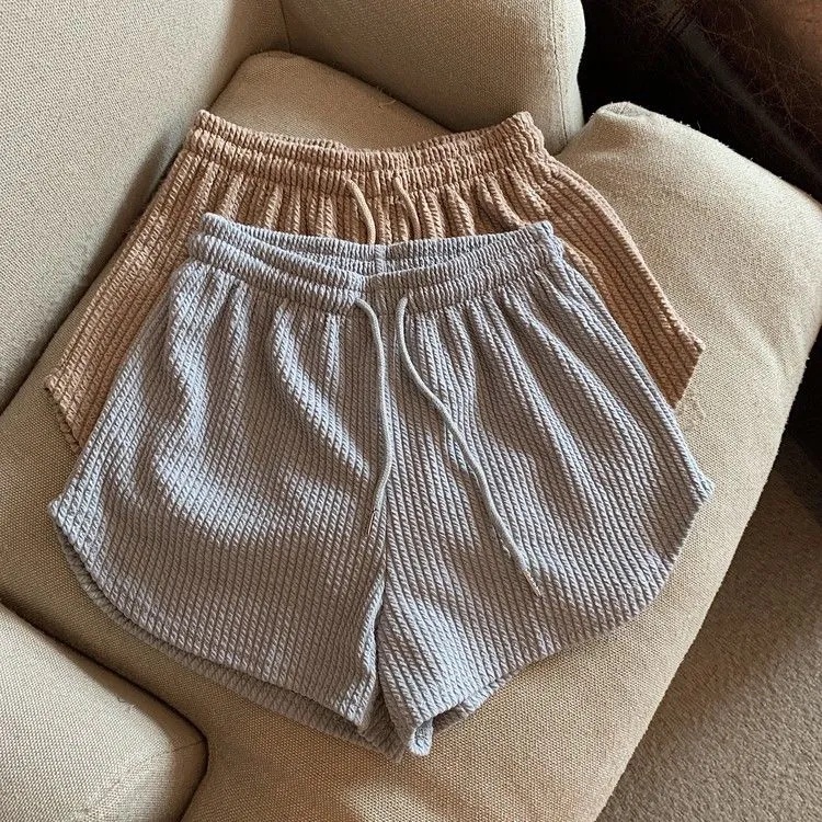 Quần Short Thể Thao Nữ Ống Rộng Lưng Cao Thời Trang Mùa Hè Mới
