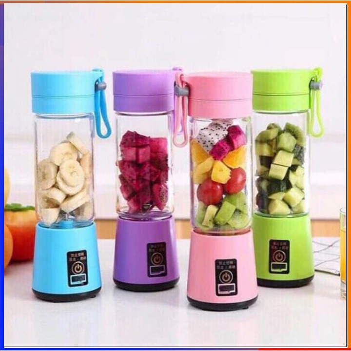 Máy xay trái cây gia đình mini cầm tay sạc điện
