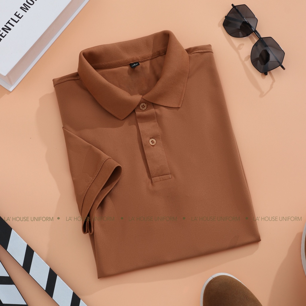Áo Polo nam LA' House màu mới, vải cá sấu thái 4 chiều dày dặn