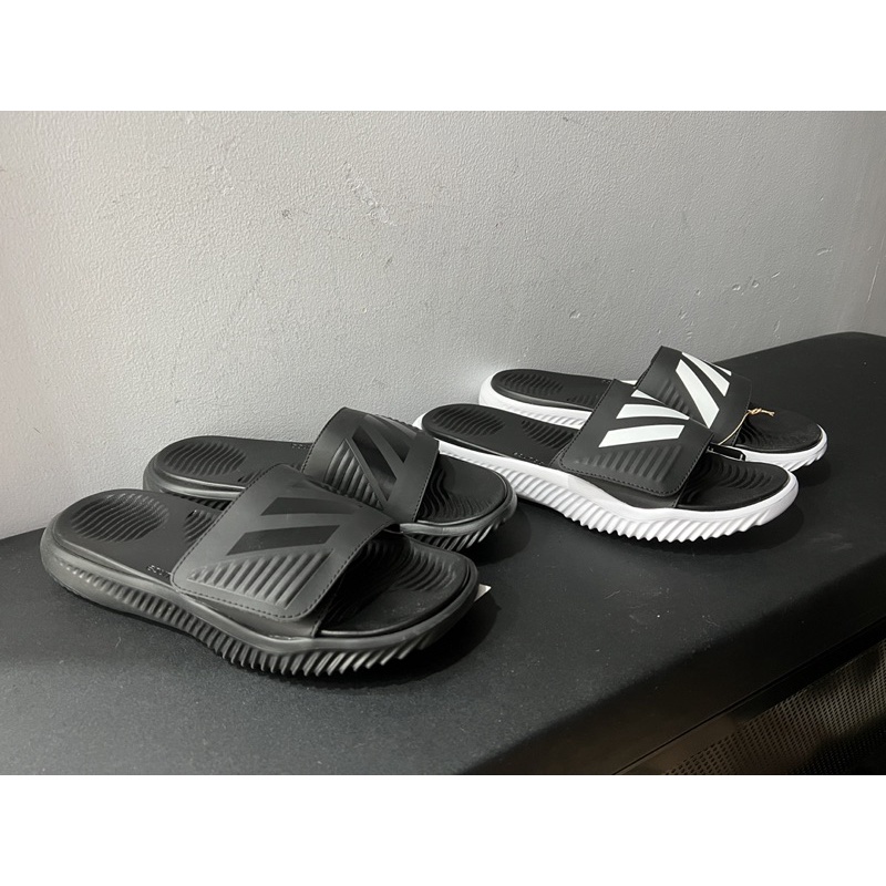 Dép Adidas Alphabounce Thể Thao Thời Trang Màu Full Đen Và Đen Trắng Nam Nữ Có sẵn B41720 / BA8775