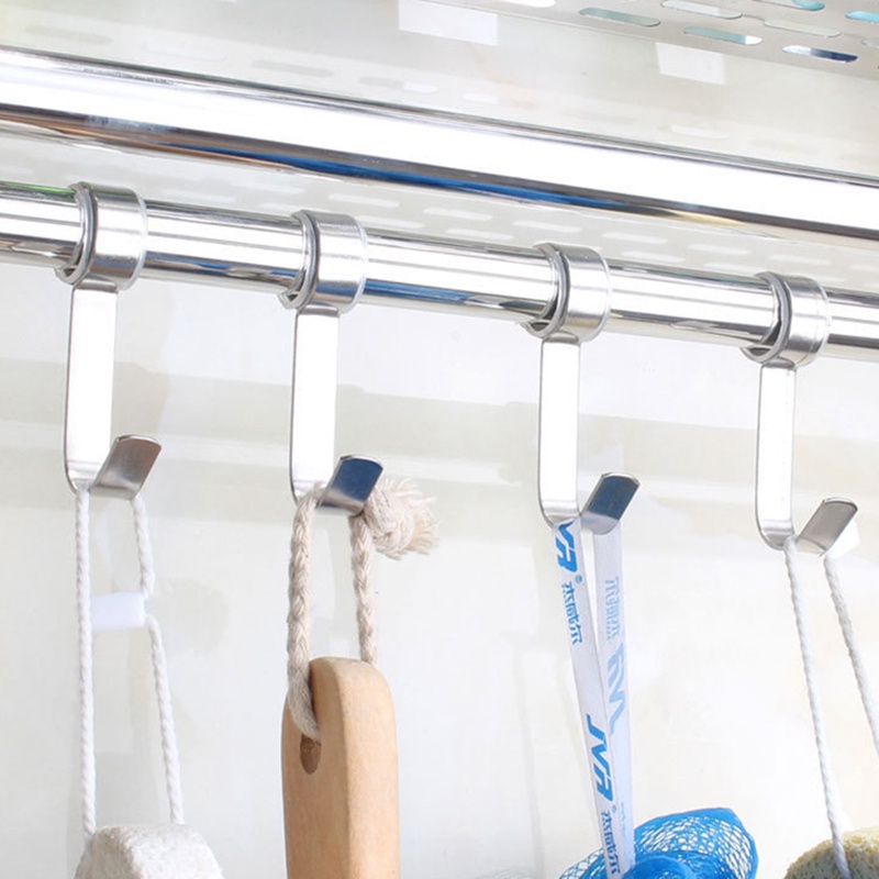 [HCM]Giá treo khăn không lỗ giá treo khăn tắm dày hai lớp inox kệ phòng tắm Kích thước: Hai lớp 50CM (đục lỗ miễn phí)