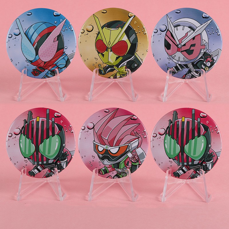 Huy hiệu cài áo in hình Kamen rider build anime chibi xinh xắn tiện lợi