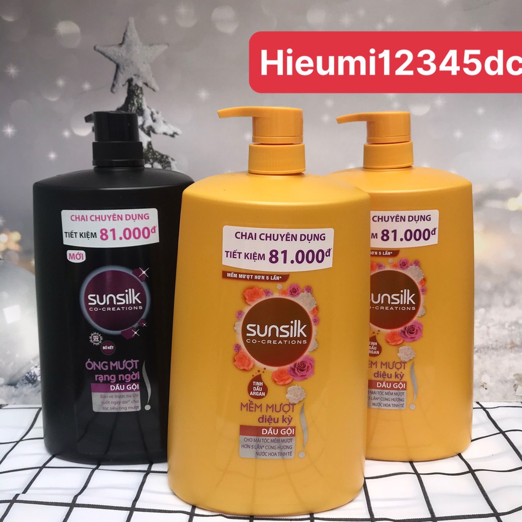 DẦU GỘI SUNSILK Chai Lớn 1.4 kg