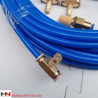Combo 10m dây phun sương phi 8mm, 5 béc gữa, 1 béc cuối