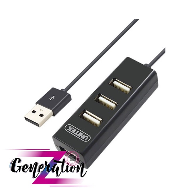 [Mã ELFLASH5 giảm 20K đơn 50K] Hub USB 2.0 Unitek Y-2140 chia 1 cổng USB 2.0 ra 4 cổng USB 2.0