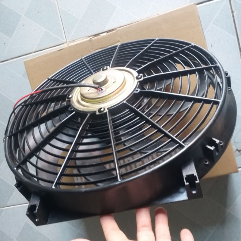 QUẠT TẢN  NHIỆT DÀN NÓNG 14"/ 12v và 24v (mô tơ dày)