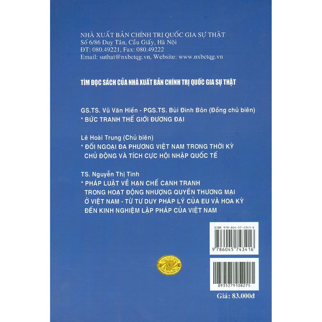 Sách - Bản Sắc Cộng Đồng Của Liên Minh Châu Âu - Những Vấn Đề Lý Luận Và Thực Tiễn (Sách Chuyên Khảo) | WebRaoVat - webraovat.net.vn