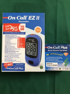 Máy thử tiểu đường On Call EZ II (Tặng hộp que thử)