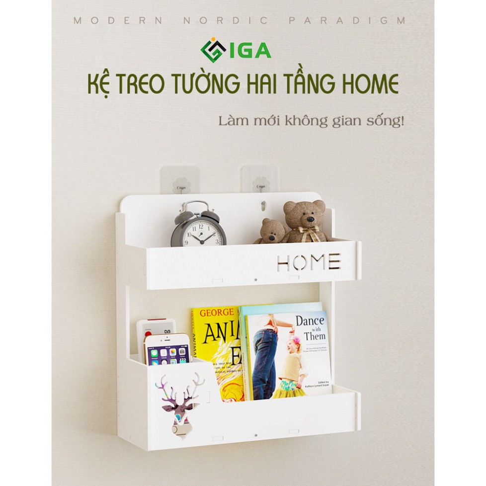 Kệ Treo Tường Để Đồ Trong Phòng Ngủ kệ treo tường đa năng phòng tắm- IG391