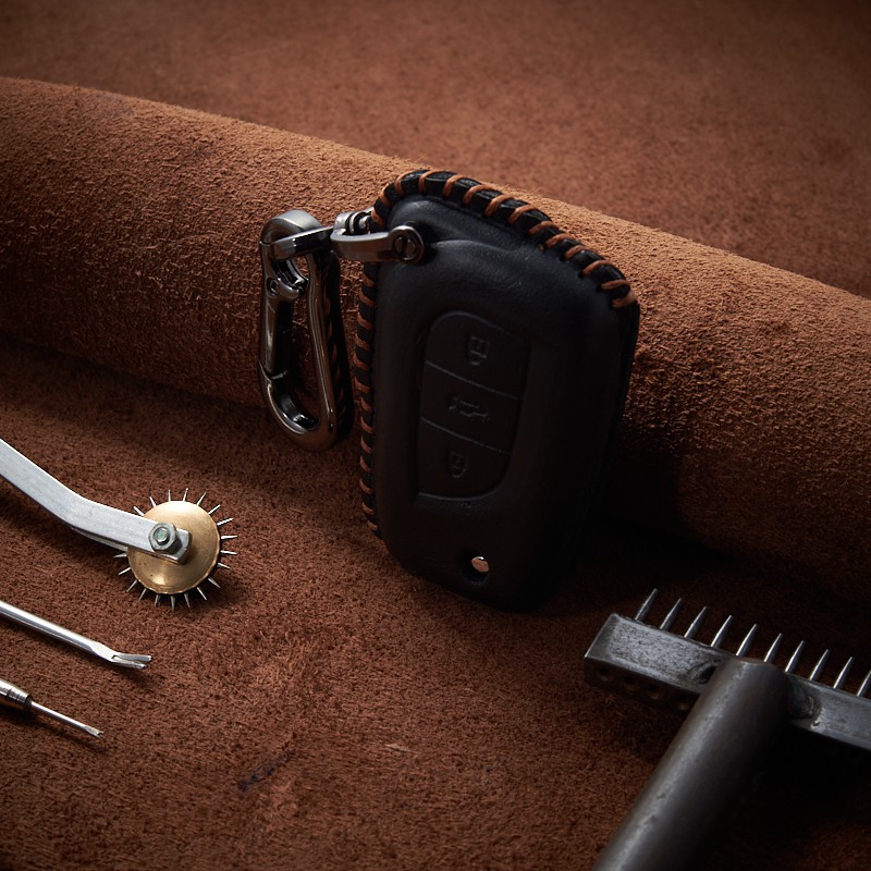 Bao Da Chìa Khóa Ô Tô Handmade Toyota Colora Altis 2015 / Innova 2019 Da Bò opkey