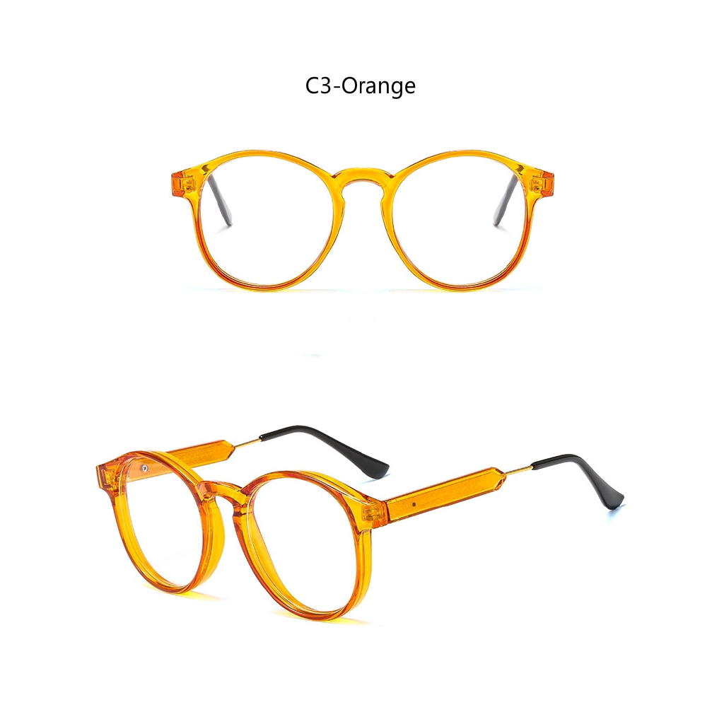 Kính cận Bản lề kim loại cổ điển siêu nhẹ khung lớn phiên bản Hàn Quốc