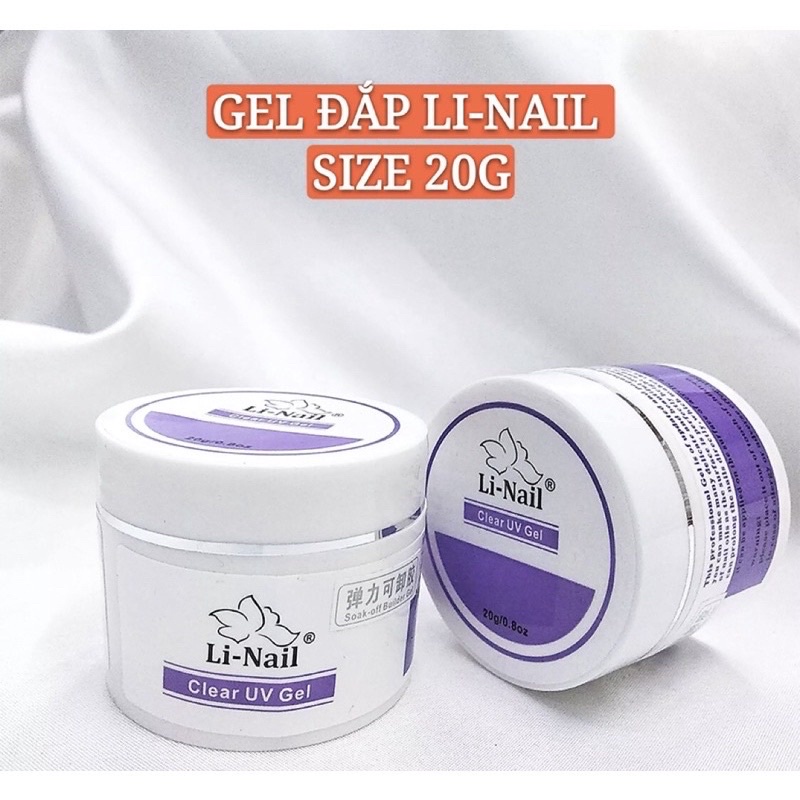 Gel đắp Li-Nail trong suốt hũ 65g