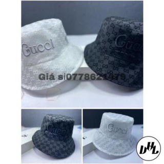 Mũ bo bucket lưới voan 2mặt g/g phong cách Hàn quốc - Nón bucket lưới thoáng mát thời trang nữ