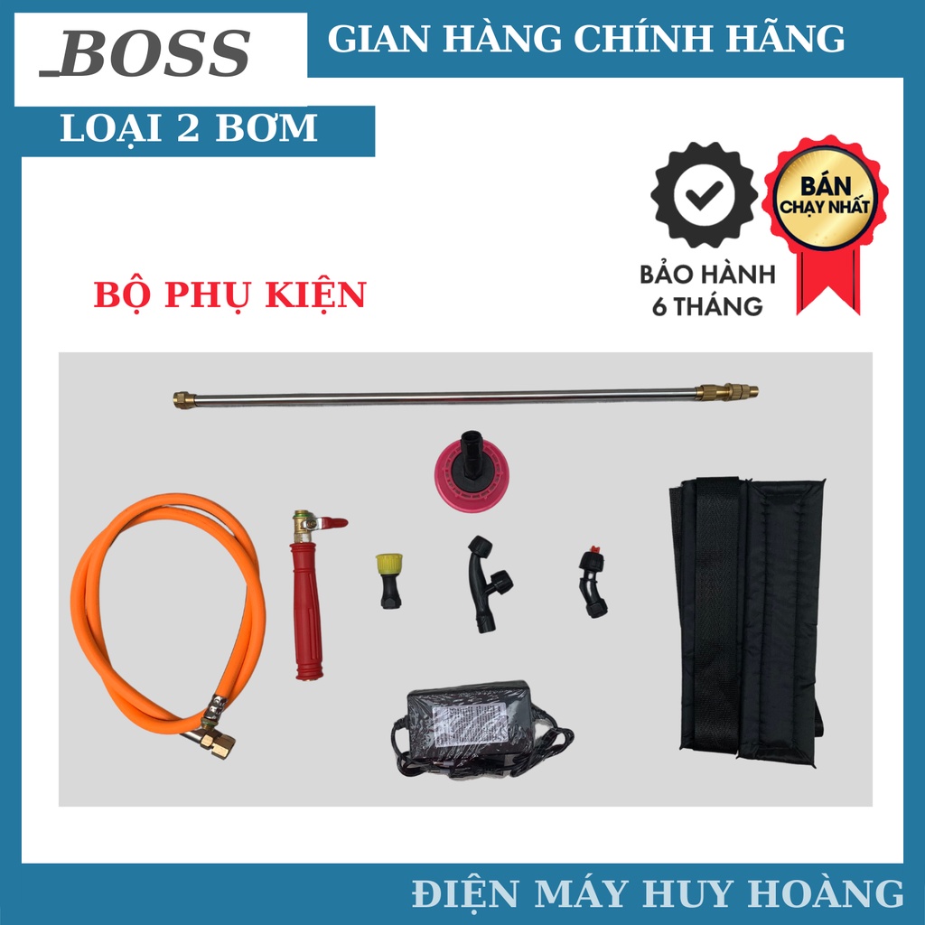 Bình xịt điện phun thuốc khử trùng loại 20l BOSS NHẬT- bảo hành 6 tháng