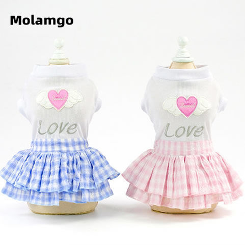 Bộ váy xinh xắn đáng yêu thời tran xuân thu cho thú cưng