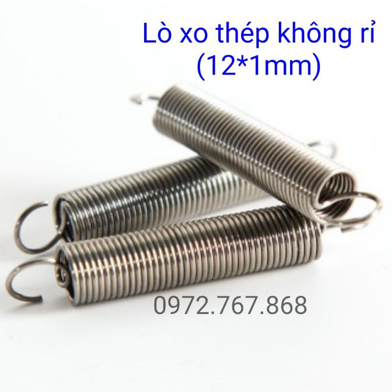 Lò xo thép không rỉ (12*1mm) lò xo kéo