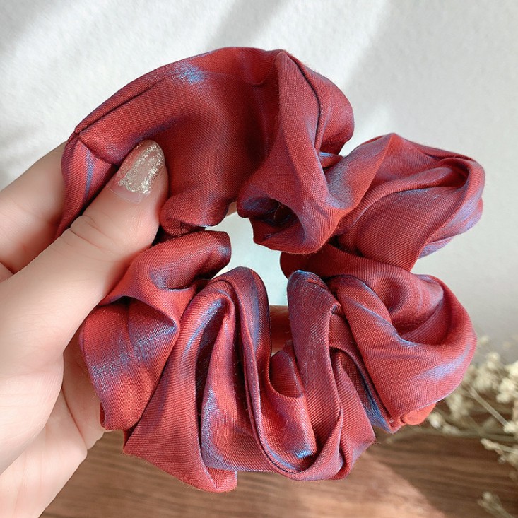 Dây buộc tóc Scrunchies lụa bóng Hàn Quốc sang trọng Song An Eco HD46