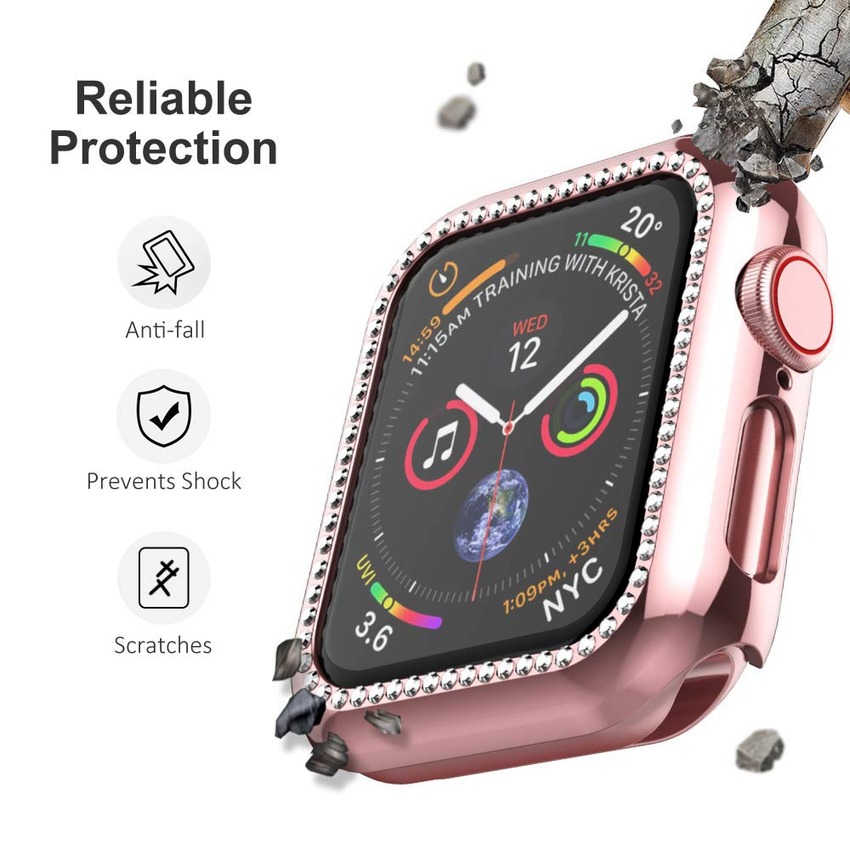 Ốp Bảo Vệ Mặt Đồng Hồ Apple Watch Series 6 Se 5 4 3 2 1 38mm 42mm