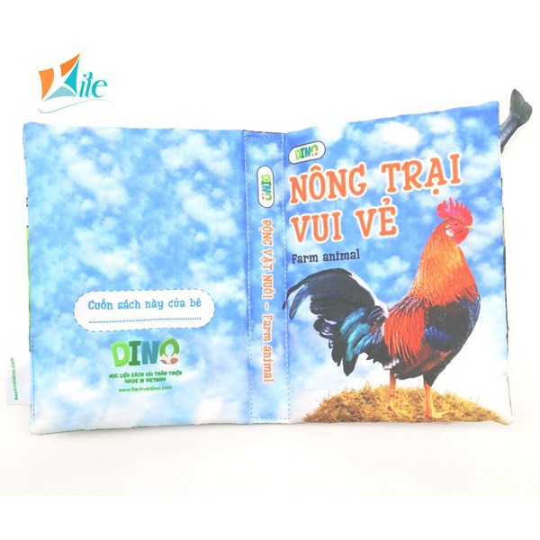 Sách Vải Nông Trại Vui Vẻ – Đồ Chơi Bố Bin – Made in Việt Nam