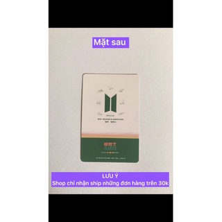 LOMO CARD Ảnh BTS 6x9cm (2 mặt, bo góc)