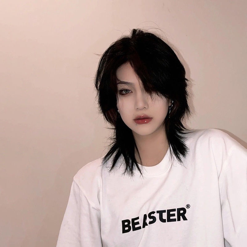 Bộ Tóc Giả Ngắn Hóa Trang Nhân Vật Đầu Sói Độc Đáo Cá Tính Cho Nam Và Nữ