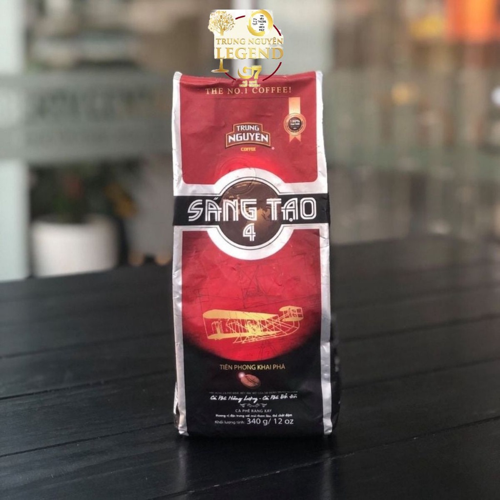 Cà phê rang xay Sáng tạo 4 - Trung Nguyên Legend - Bịch 340gr