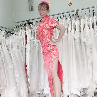 Sườn xám eo 70