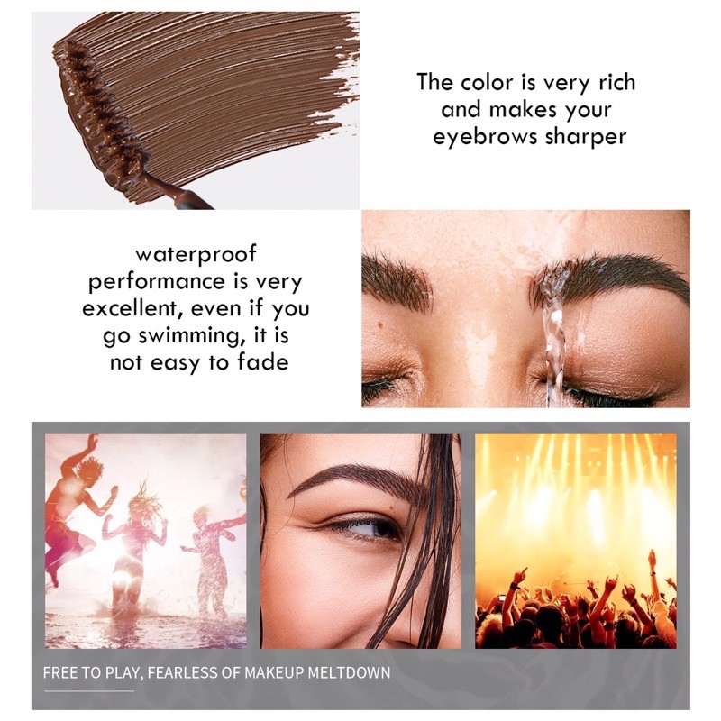 Mascara lông mày chống thấm nước SHE LOVES Eyebrow Cream